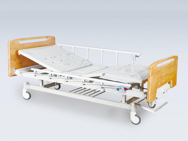 Manual Nursing Bed(Double Crank Tri-fold)