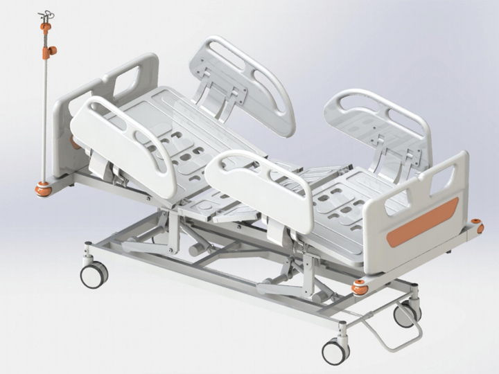 Five-function electric bed